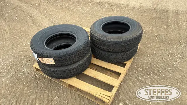 (4) Durun ST225/75R15 tires