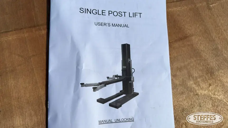 Single post car lift Lifts-Other