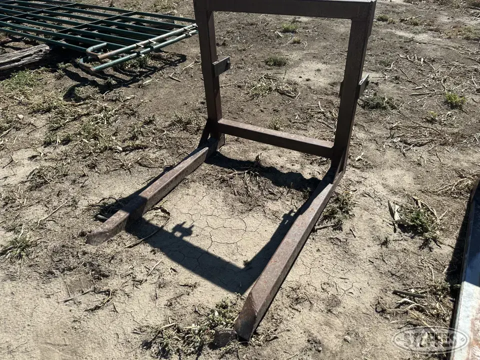Shop-Built Round Bale Mover Livestock Equipment-Other