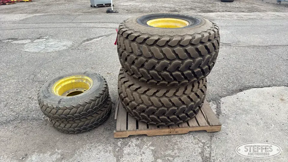 (4) Tractor tires Tractor-Implement Tire