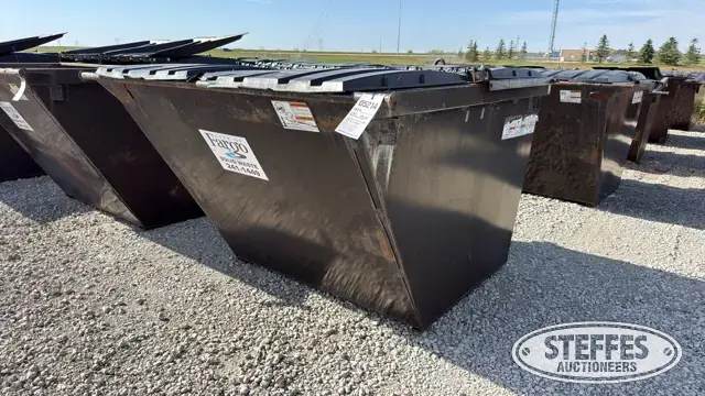 (5) 4 yd. dumpsters