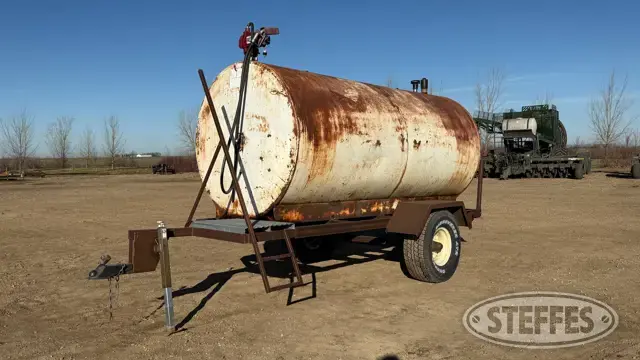 Shop-built fuel trailer