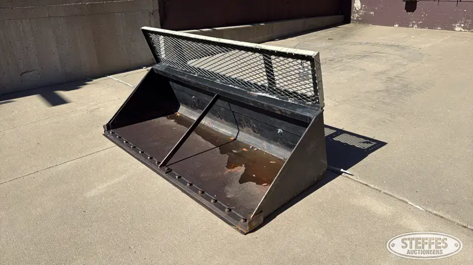 Shop-built snow bucket Skid Steer Bucket