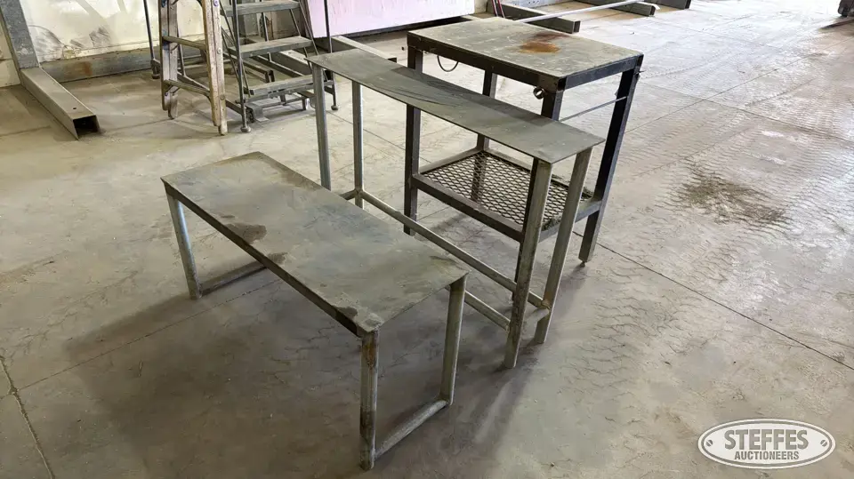 (3) Work benches Storage and Bench