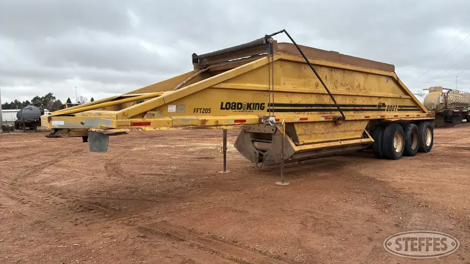 1985 Load King 2027-0-3 Belly Dump Trailer