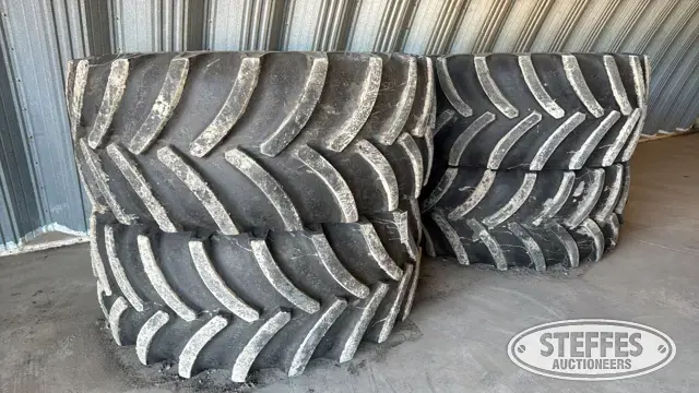 (4) Goodyear Optitrac LSW800/55R46 flotation tires