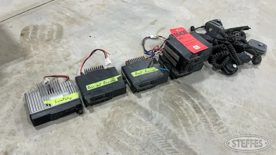 (6) Vertex Standard business band radios