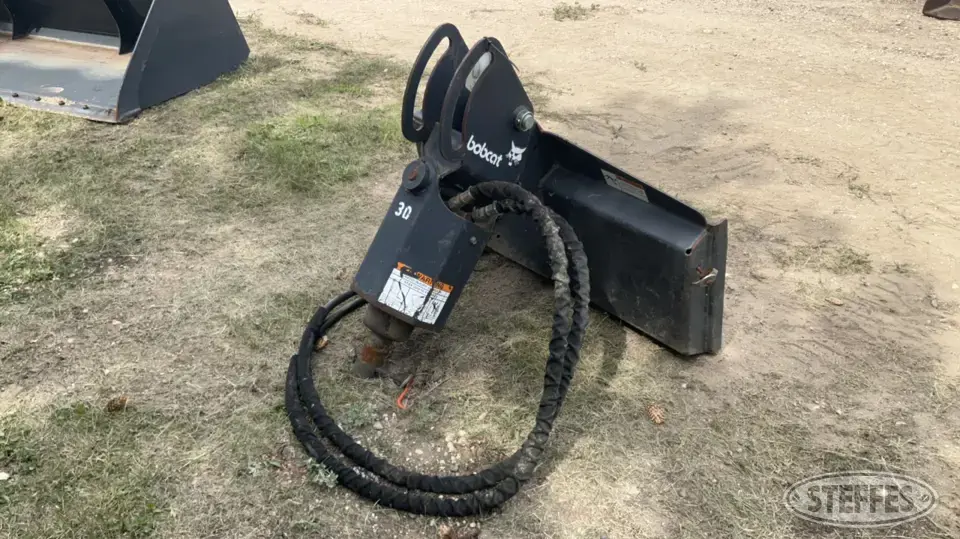 Bobcat 30 Skid Steer Augers-Post Driver