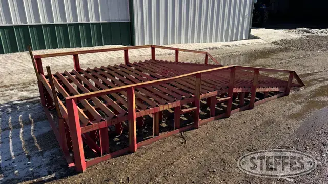 Shop-built HD portable loading ramp