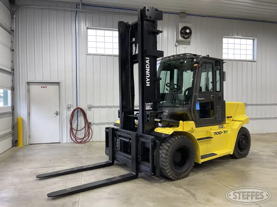2014 Hyundai 70D-7A Warehouse Forklift