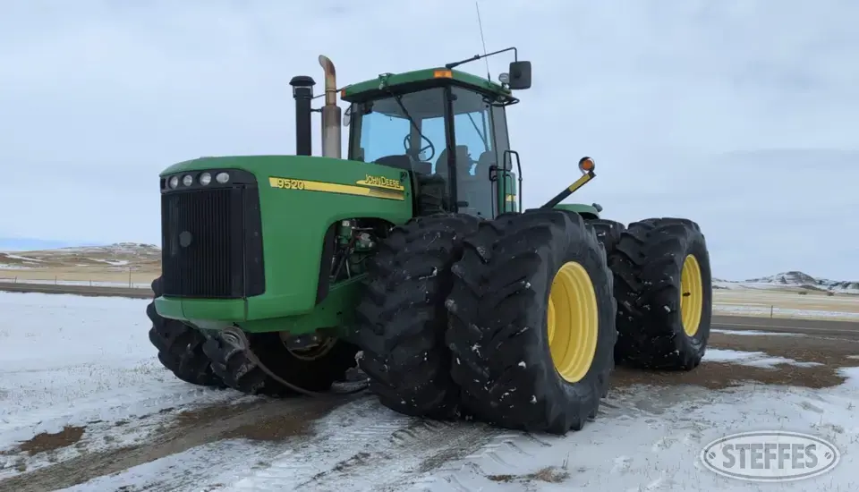 2002 John Deere 9520 4WD Tractor