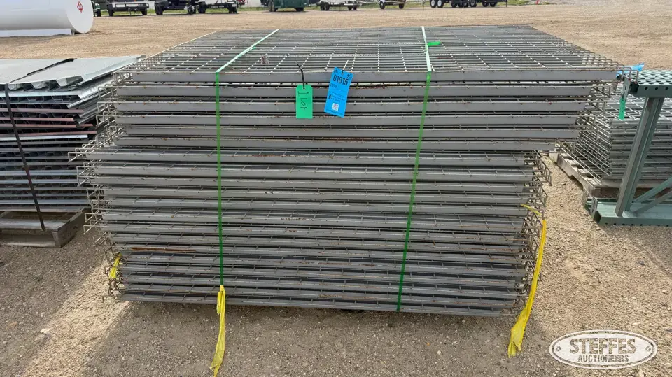 Approx. (40) wire decking Storage and Bench