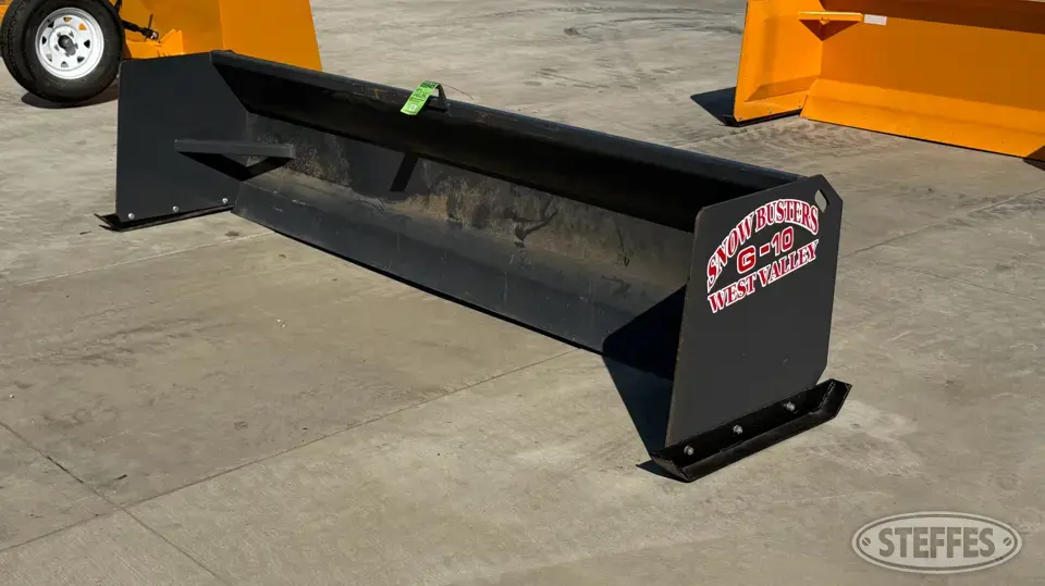 2025 Industrias America G10 Skid Steer Snow Pushers and Snowblower