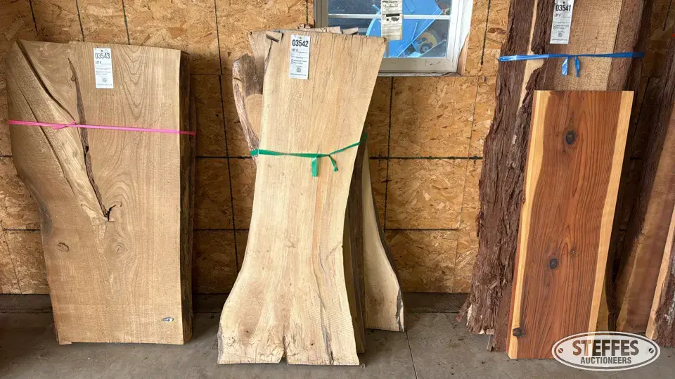 (4) Elm slabs Business Inventory