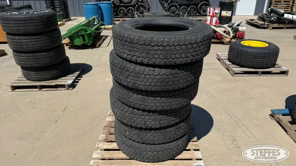 (6) Goodyear Wrangler LT235/80R17 tires Passenger-Light Truck Tire