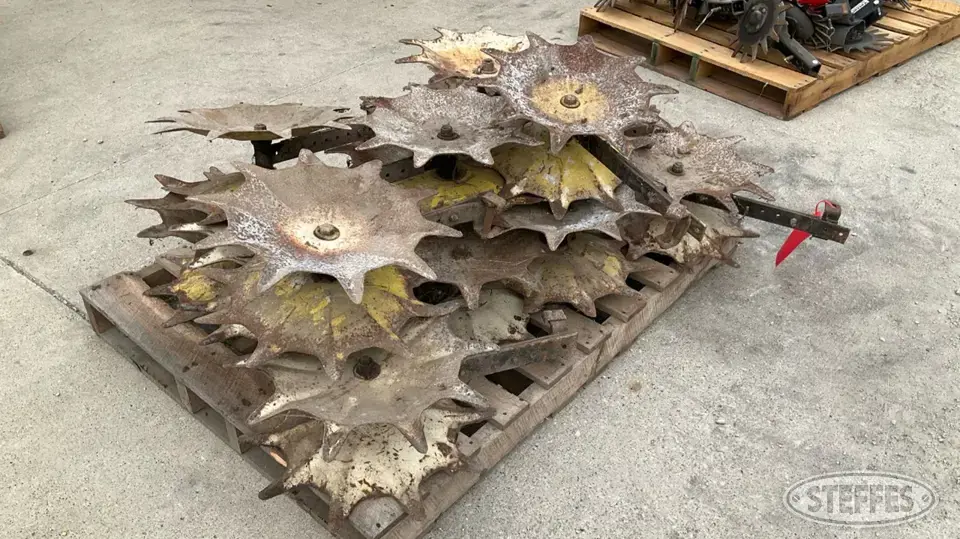 (12) Rolling shields Tillage Equipment Attachment