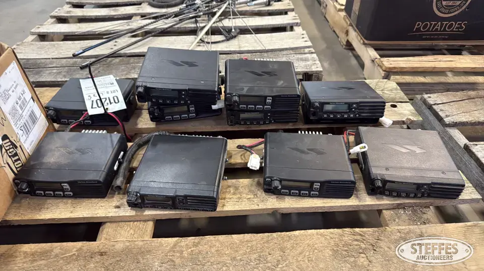 (10) Vertex Standard business band radios