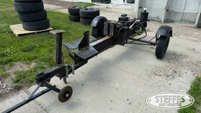 Shop-built hyd. wood splitter