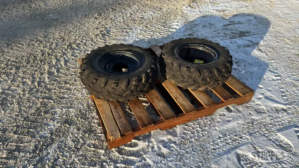 (2) Carlisle AT489 25x10-12 tires Tractor-Implement Tire