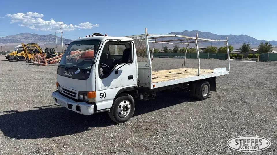 2000 Isuzu NPR Flatbed Truck