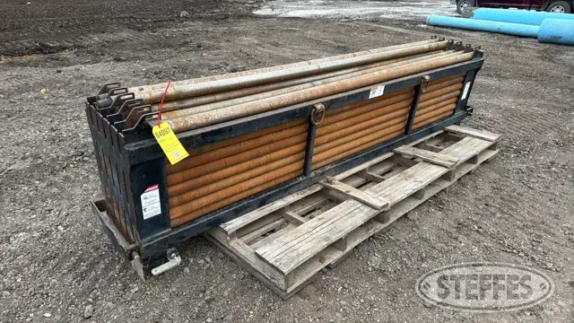Directional drill rod box