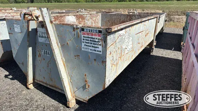 (2) 10 yd. roll-off dumpsters