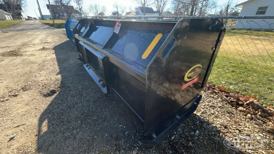 Quick Attach 8' Snow Pusher Skid Steer Snow Pushers and Snowblower