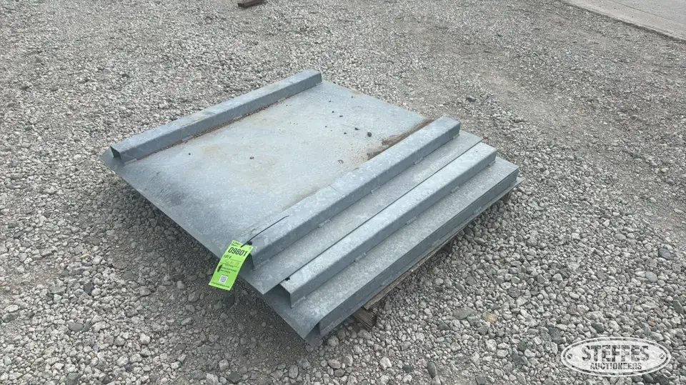 (3) HD galvanized steel sheets Farm Support Item
