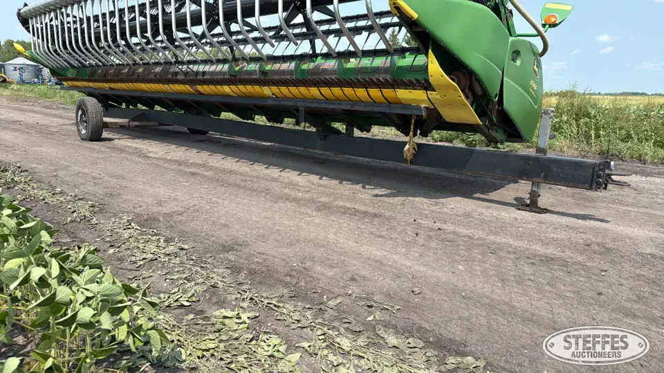 Single axle header trailer