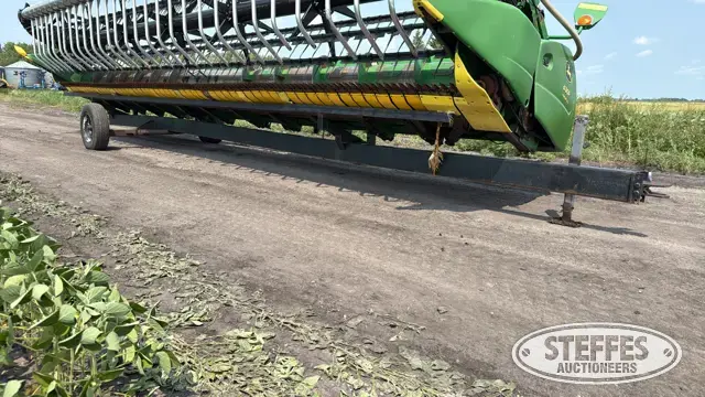 Single axle header trailer