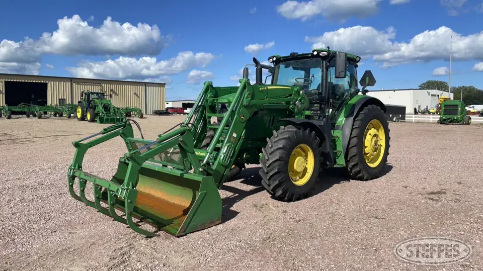 2017 John Deere 6155R MFWD Tractor