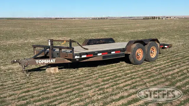 Top Hat tandem axle equipment trailer