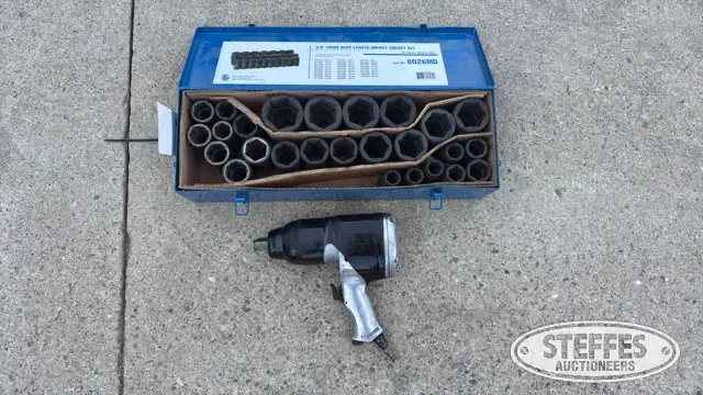 3/4” impact & socket set
