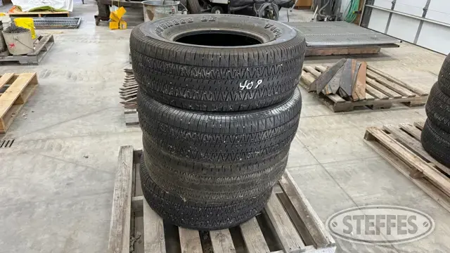 (4) Firestone Wilderness L/E P265/70R16 tires