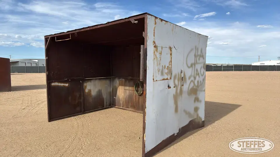 Shop-built shed Welding