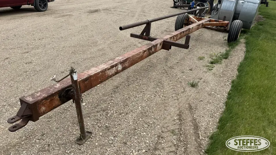 Shop-built header trailer