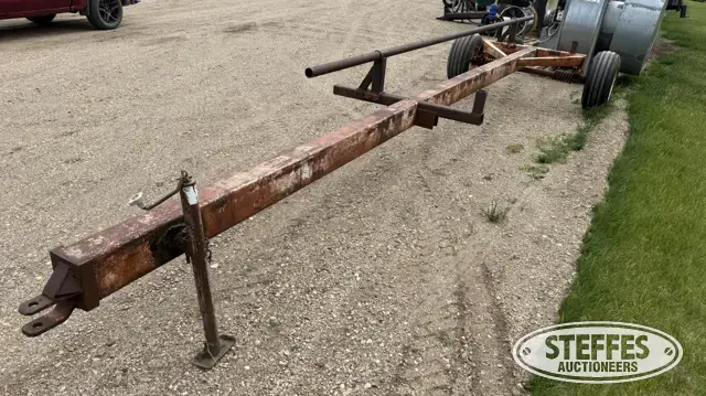 Shop-built header trailer