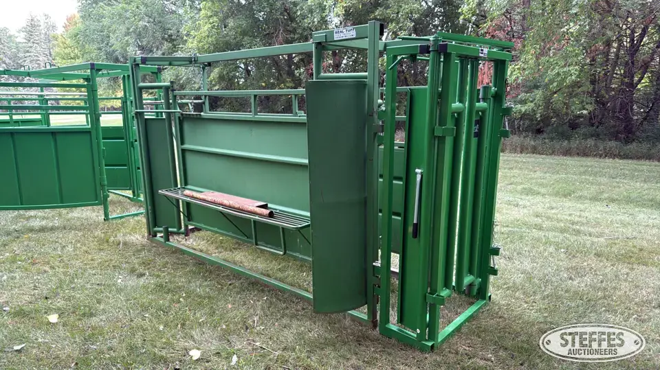 Real Tuff adjustable alley Livestock Handling