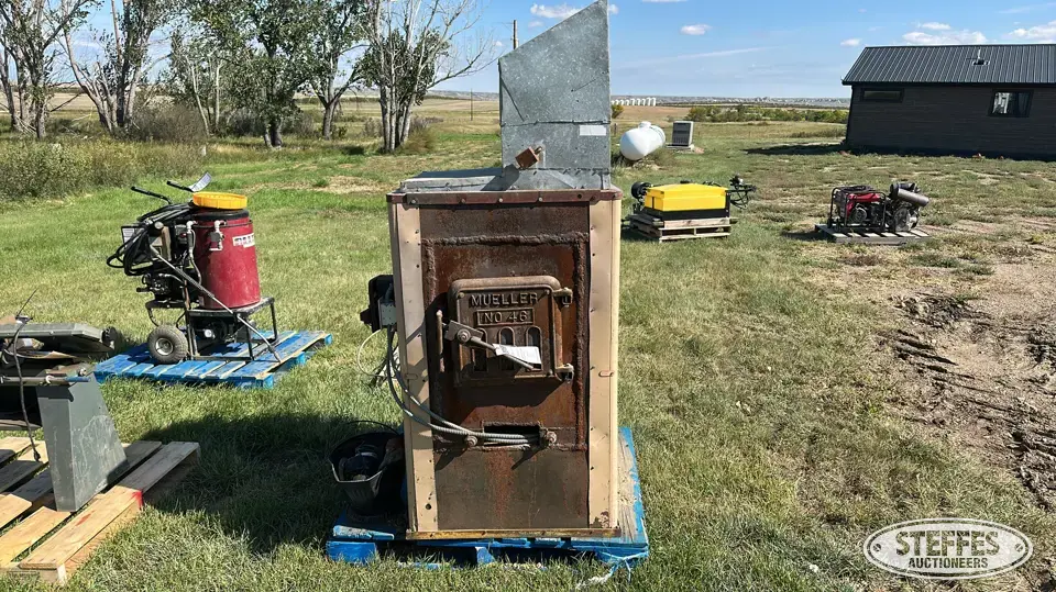 Mueller wood burner Farm Support Item
