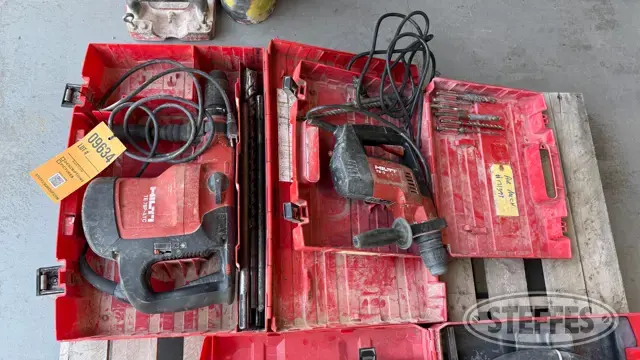 (2) Hilti hammer drills