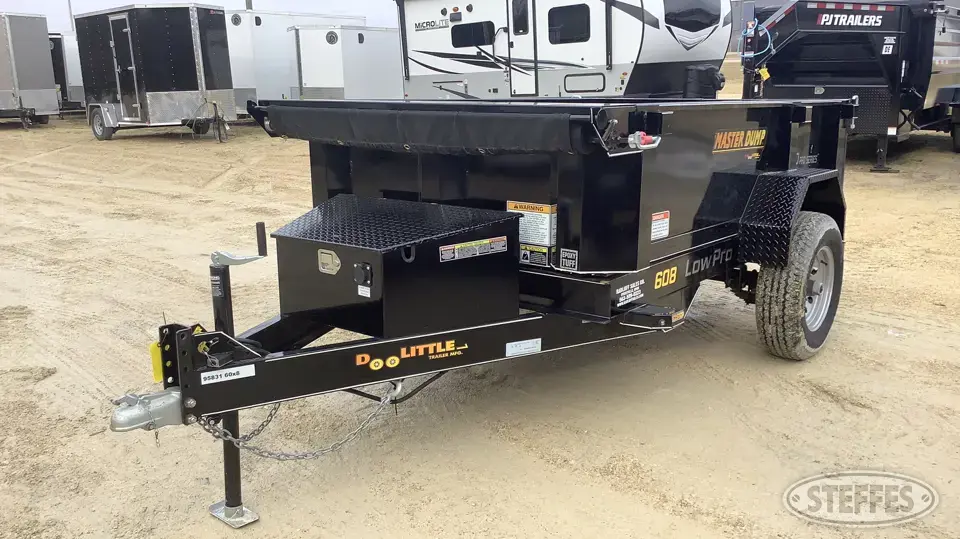 2022 Doolittle Master Dump Low Pro 608 Bumper Dump Trailer