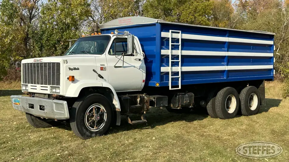 1989 GMC TopKick 7000 Tandem Boxed Truck