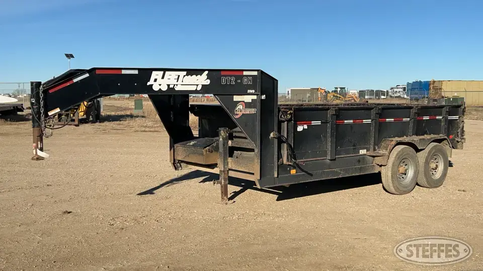2012 Road Clipper Gooseneck Dump Trailer