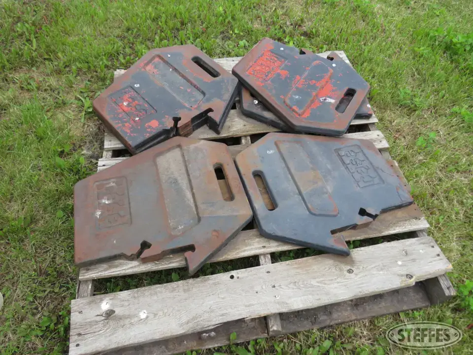 (7) Case suitcase weights Tractor Part