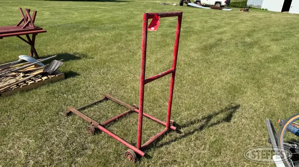 Shop-built tire mover General Tools and Shop Supply