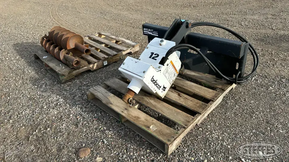 Bobcat 12 Skid Steer Augers-Post Driver