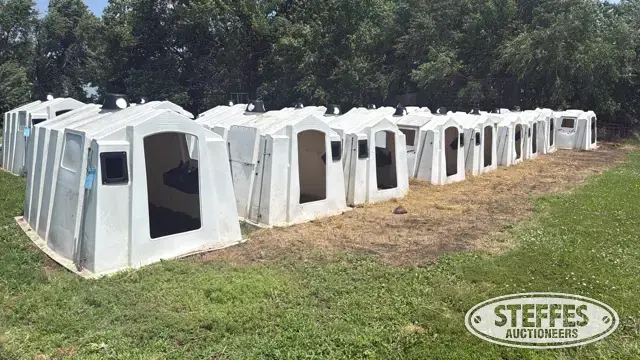 (9) Polydome Poly Square calf huts
