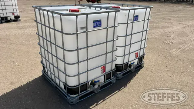 (2) Poly totes