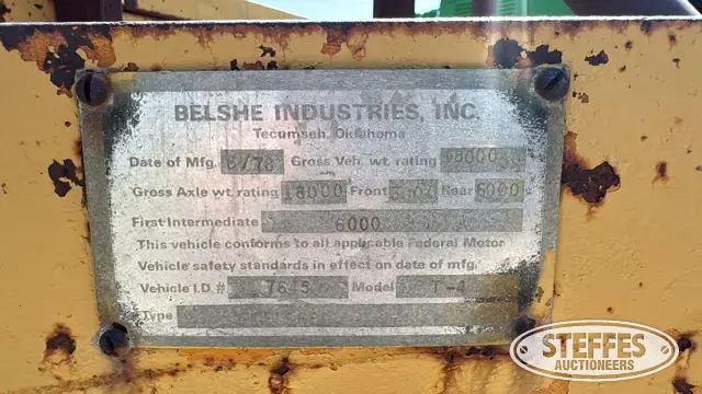 1978 Belshe Industries T-4