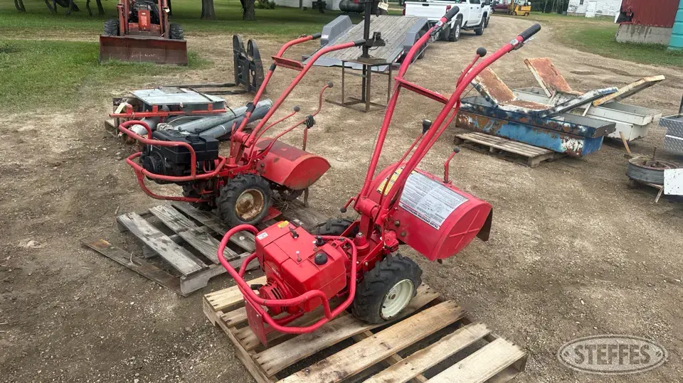 (2) Troy-Bilt Horse rotary tillers